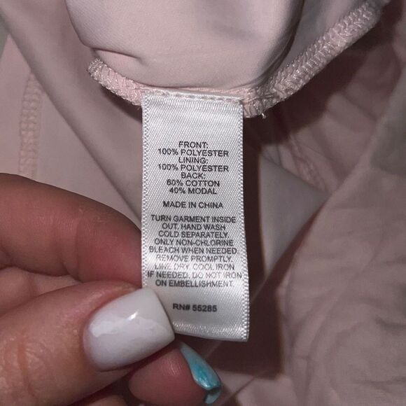 ✨Express Blush Pink Paisley Sequins & Beaded tank top✨ - Picture 5 of 5